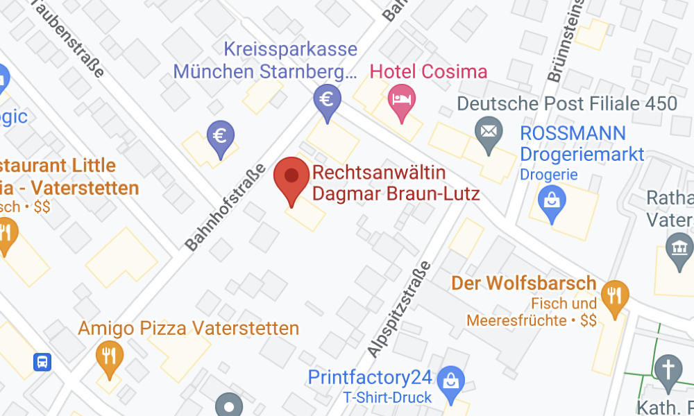 Landkarte von Google Maps